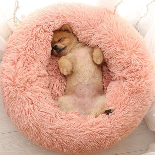Luksus myk plysj hundeseng - FluffyNest Luvikno