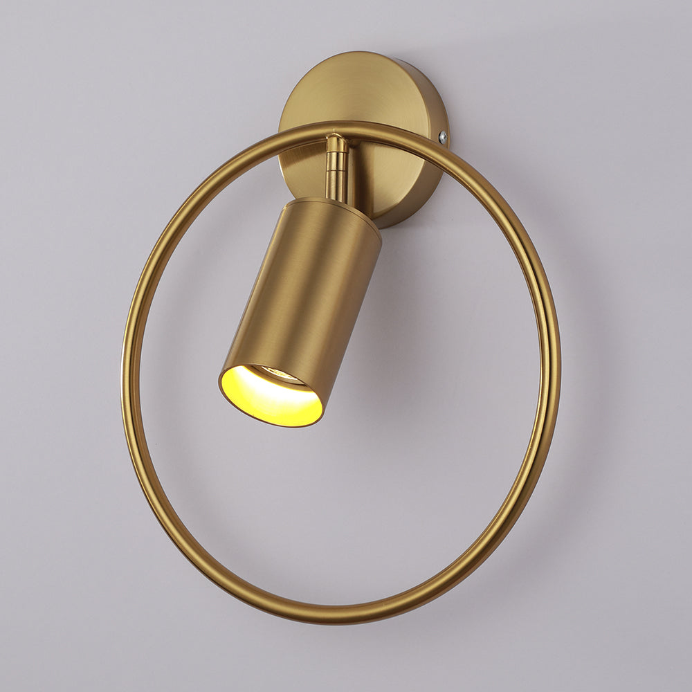 Luvikno | OpulentGlow Vegglampe - Gylden Eleganse for Ditt Interiør