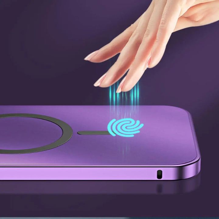 Telefonveske Magnetisk Metall MagSafe Kompatibel Deksel Luvikno