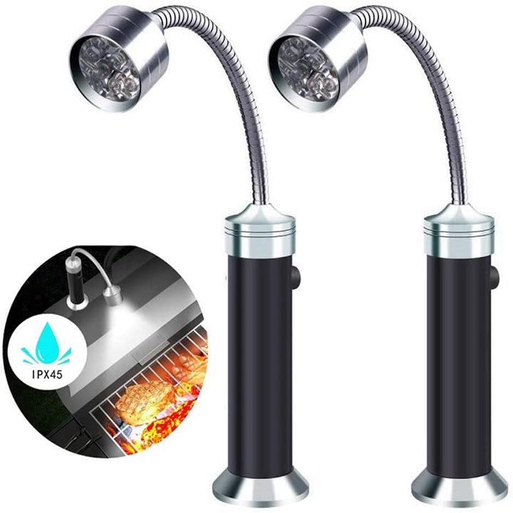 Magnetiske Utendørs BBQ Grill Lys Justerbare Fleksible Led | Luvikno