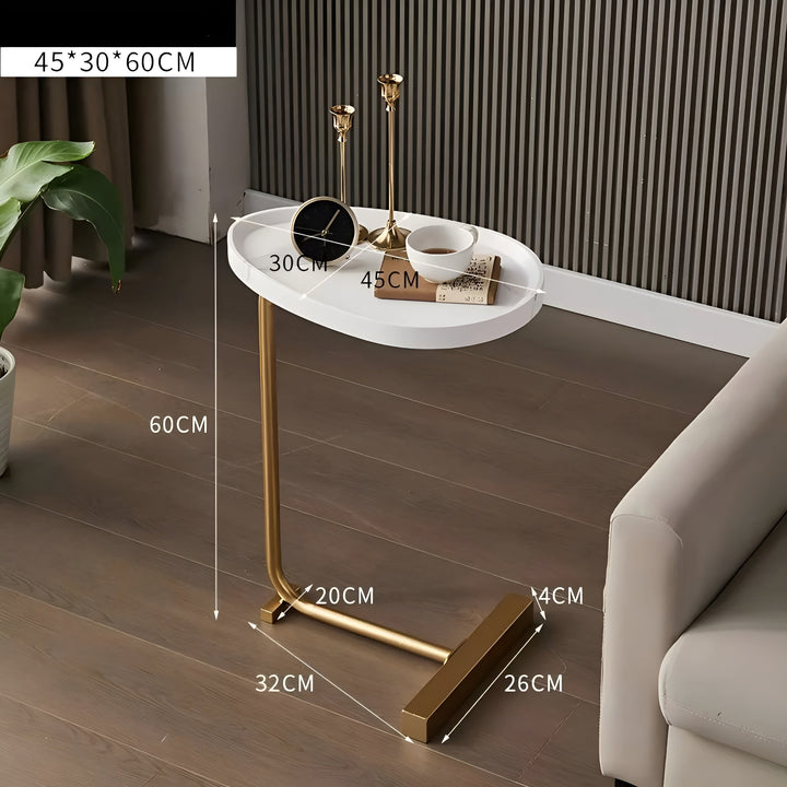 Mindre rullbar kaffebord – Stilig og allsidig | Kompakt for hjem, hotell eller gjesterom | Luvikno