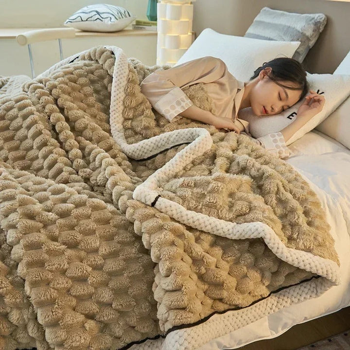 Velvet Turtle Blanket - Luksuspledd for høst og vinter Luvikno
