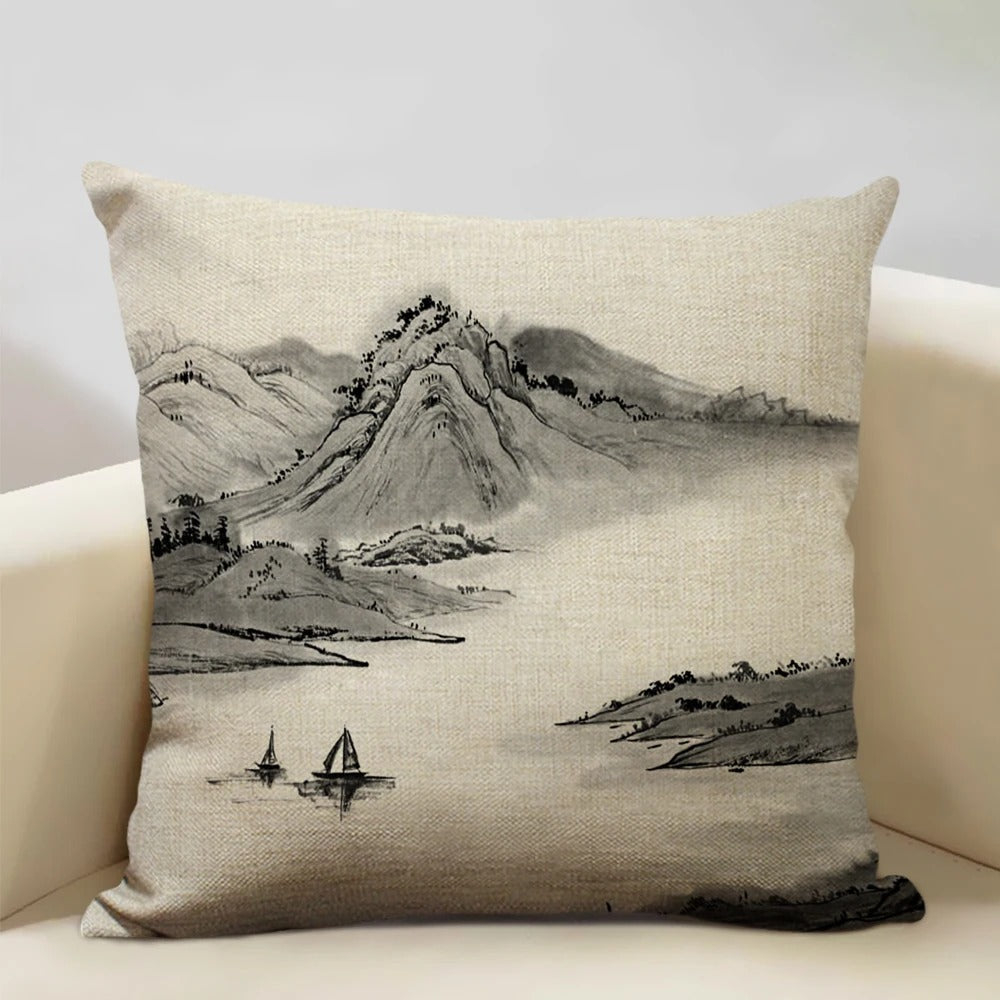 Luvikno | BeauRêve Putetrekk med Mount Fuji - Japansk Stil for Ethvert Rom