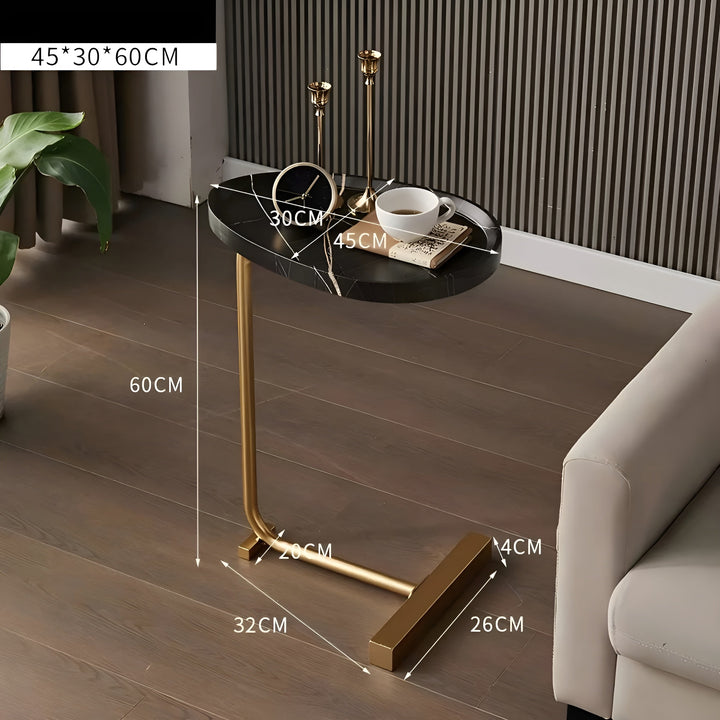 Mindre rullbar kaffebord – Stilig og allsidig | Kompakt for hjem, hotell eller gjesterom | Luvikno