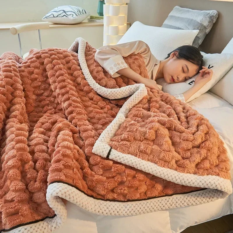 Velvet Turtle Blanket - Luksuspledd for høst og vinter Luvikno