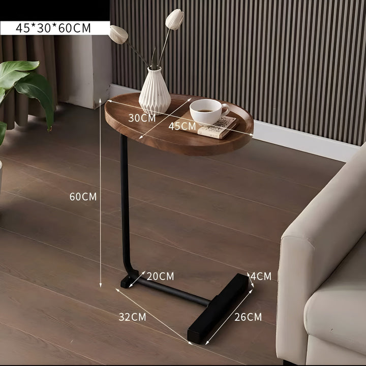 Mindre rullbar kaffebord – Stilig og allsidig | Kompakt for hjem, hotell eller gjesterom | Luvikno