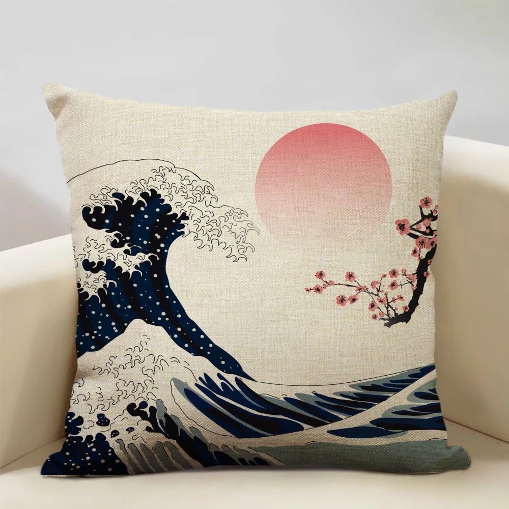 Luvikno | BeauRêve Putetrekk med Mount Fuji - Japansk Stil for Ethvert Rom