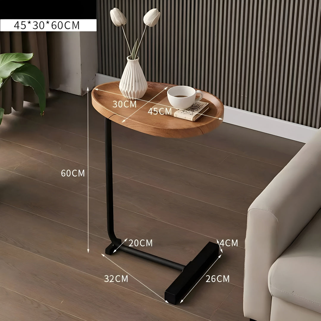 Mindre rullbar kaffebord – Stilig og allsidig | Kompakt for hjem, hotell eller gjesterom | Luvikno