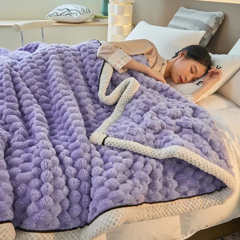 Velvet Turtle Blanket - Luksuspledd for høst og vinter Luvikno