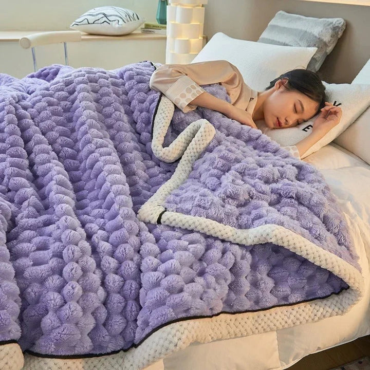 Velvet Turtle Blanket - Luksuspledd for høst og vinter Luvikno