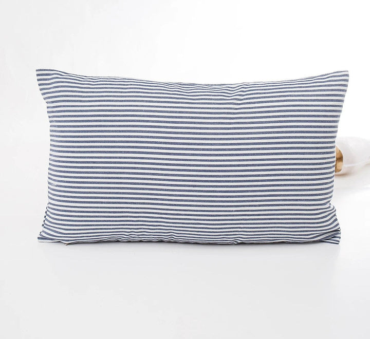 Luvikno | Stilig MarbreLuxe Putetrekk - Moderne Stripet Putetrekk for Elegante Interiør