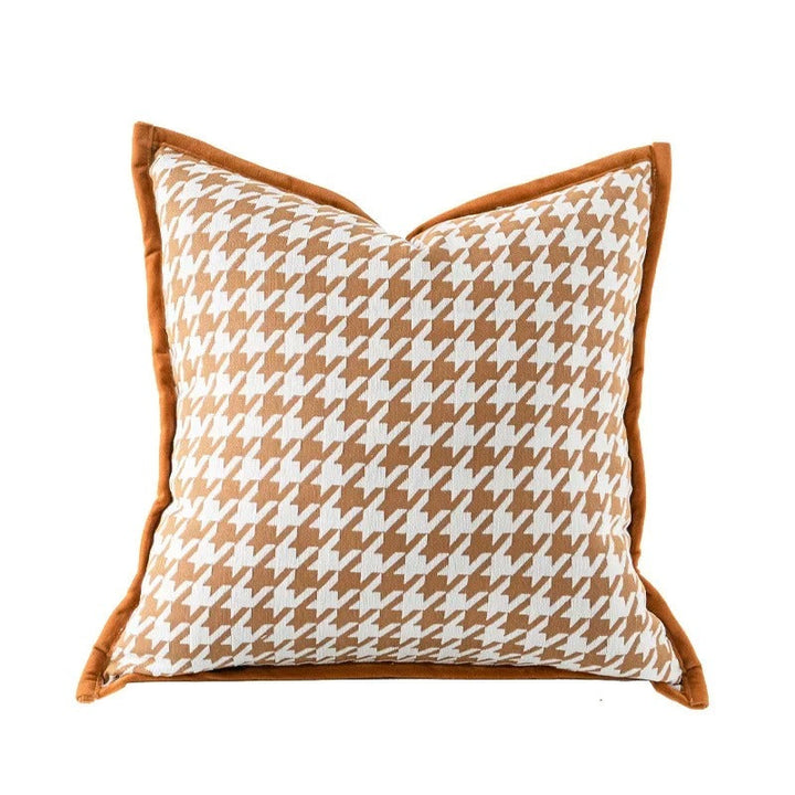 Luvikno | VelvetGlow Putetrekk - Dobbeltsidig Geometrisk Putetrekk av Luksus Jacquard