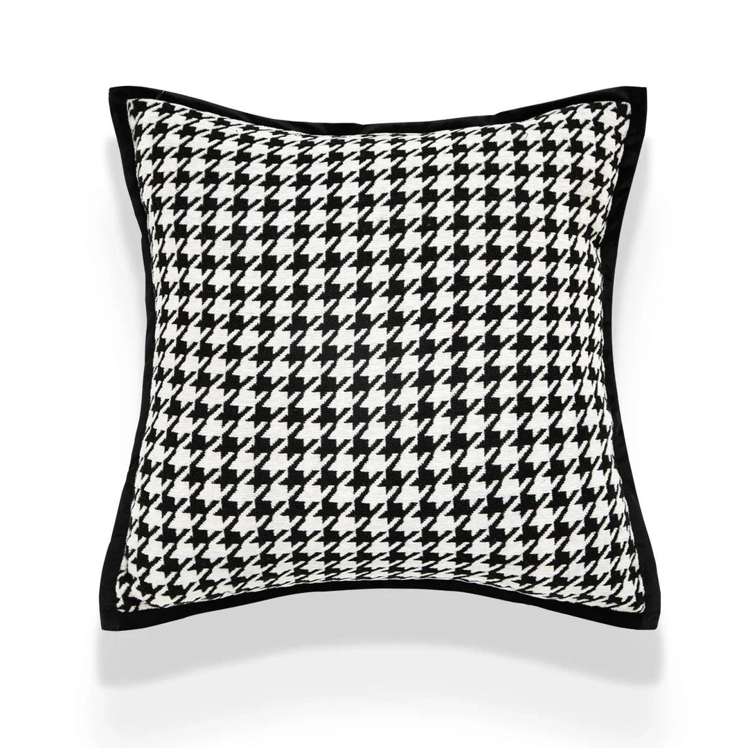 Luvikno | VelvetGlow Putetrekk - Dobbeltsidig Geometrisk Putetrekk av Luksus Jacquard