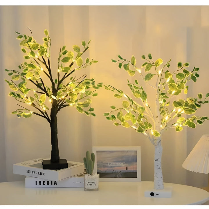 Luvikno | Magisk BrightTree Bordlampe – Elegant Treedesign med Varm LED-belysning