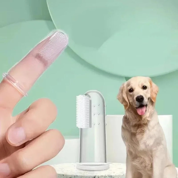 Hot Selling Soft Pet Finger Toothbrush Luvikno