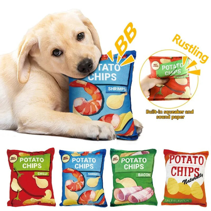 Morsom Hundeleketøy Chips Luvikno