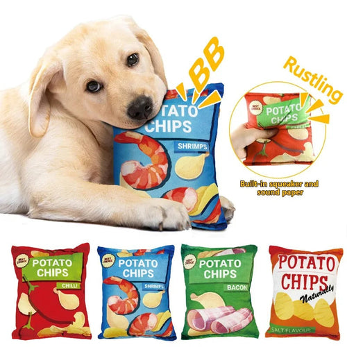 Morsom Hundeleketøy Chips Luvikno