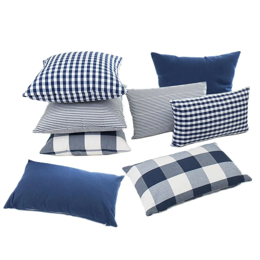 Luvikno | Stilig MarbreLuxe Putetrekk - Moderne Stripet Putetrekk for Elegante Interiør