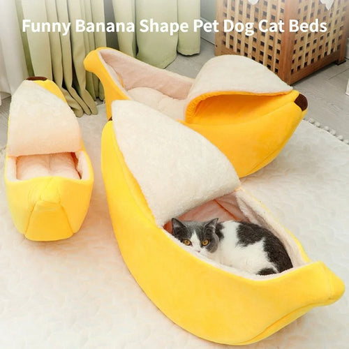 Banana Cat Bed Luvikno