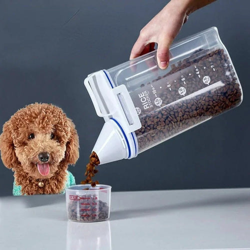 Pet Food Storage Container with Airtight Seal Luvikno