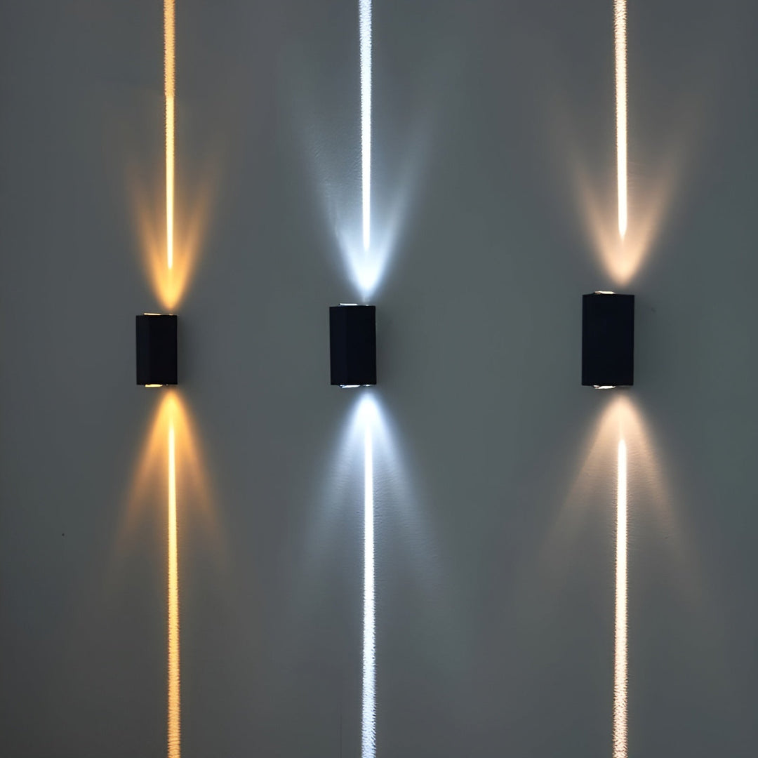 Luvikno | LumiBloc LED Vegglampe – Stilig og Holdbar Utendørsbelysning