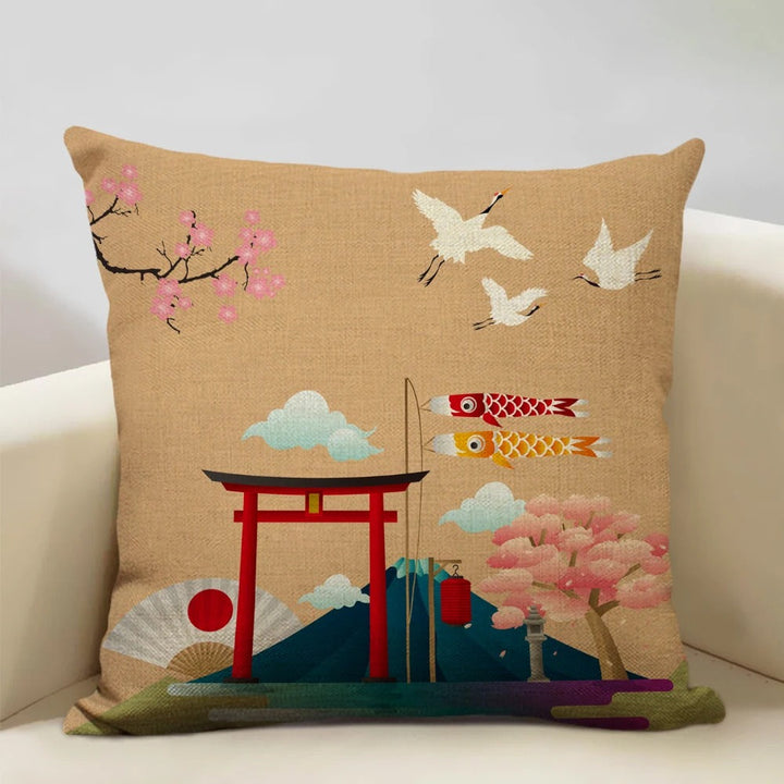 Luvikno | BeauRêve Putetrekk med Mount Fuji - Japansk Stil for Ethvert Rom