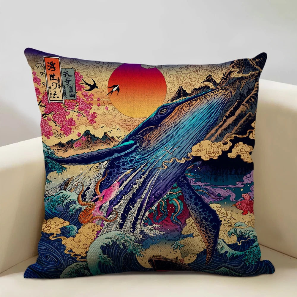 Luvikno | BeauRêve Putetrekk med Mount Fuji - Japansk Stil for Ethvert Rom