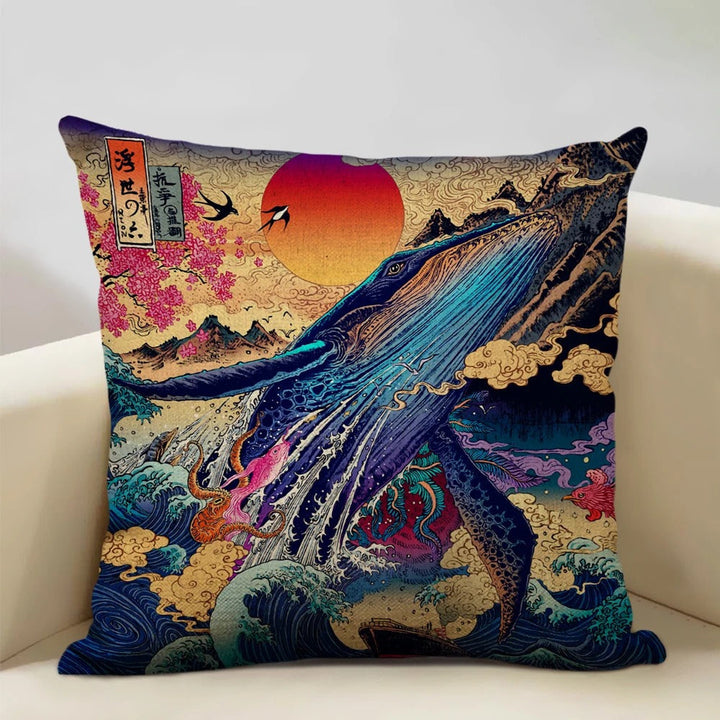 Luvikno | BeauRêve Putetrekk med Mount Fuji - Japansk Stil for Ethvert Rom