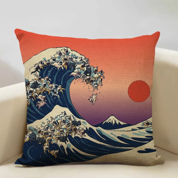Luvikno | BeauRêve Putetrekk med Mount Fuji - Japansk Stil for Ethvert Rom