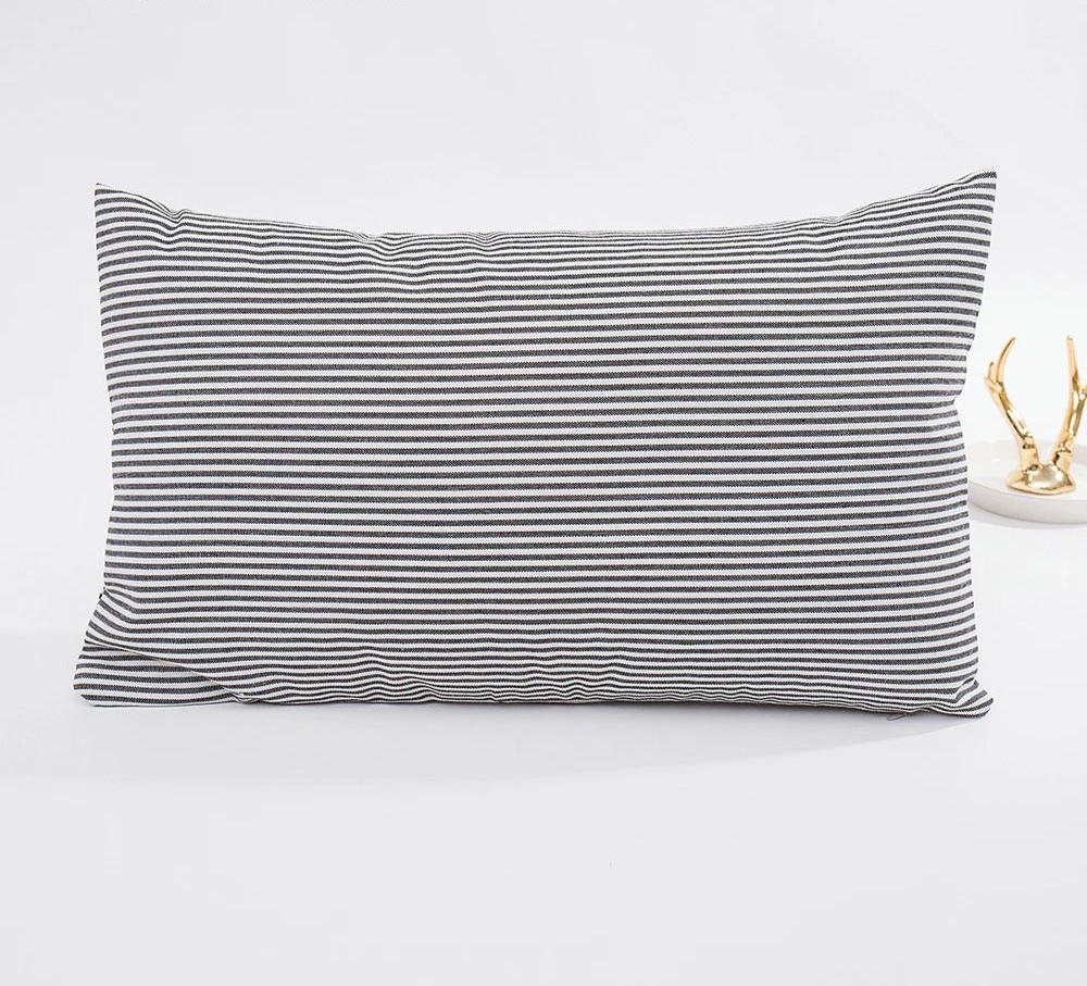Luvikno | Stilig MarbreLuxe Putetrekk - Moderne Stripet Putetrekk for Elegante Interiør
