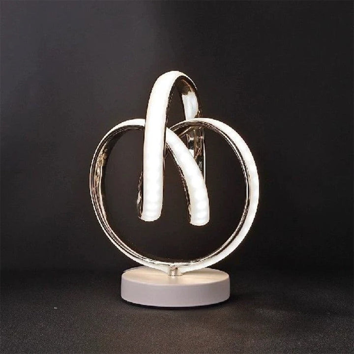 Luvikno | Luminare - Moderne LED Bordlampe med Buet Design og USB-tilkobling