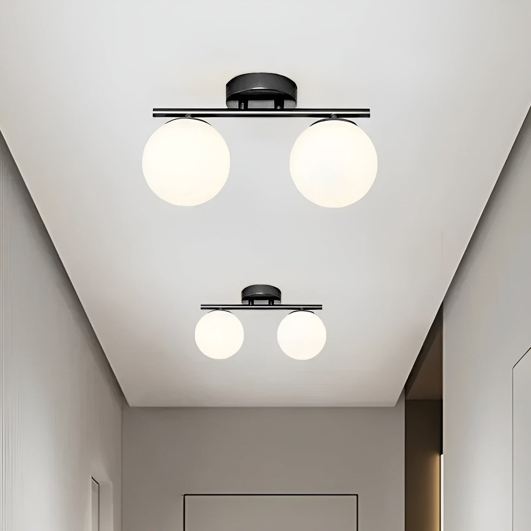 LED taklampe laget av glass – Nordisk design | For stue & soverom | Luvikno