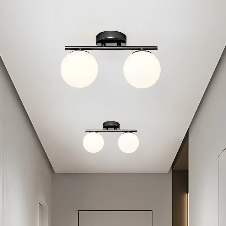 LED taklampe laget av glass – Nordisk design | For stue & soverom | Luvikno