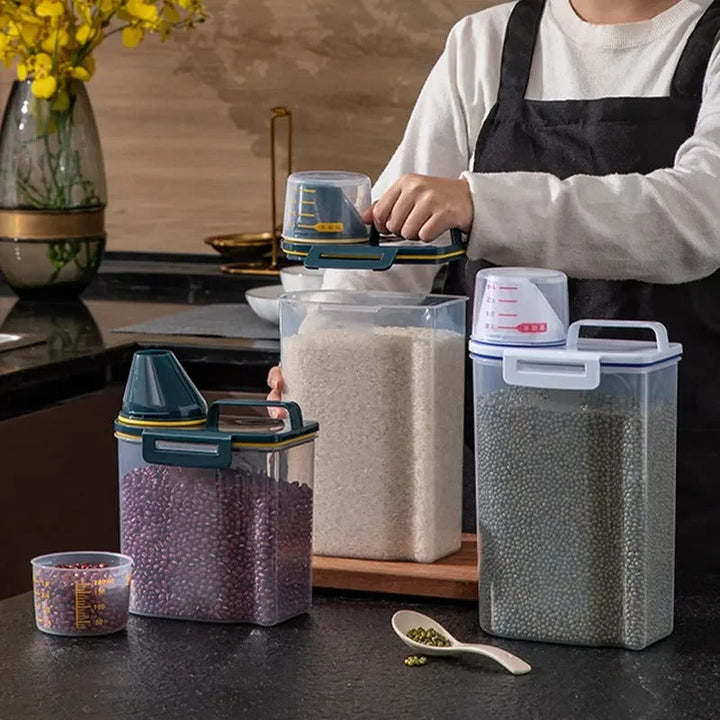 Pet Food Storage Container with Airtight Seal Luvikno