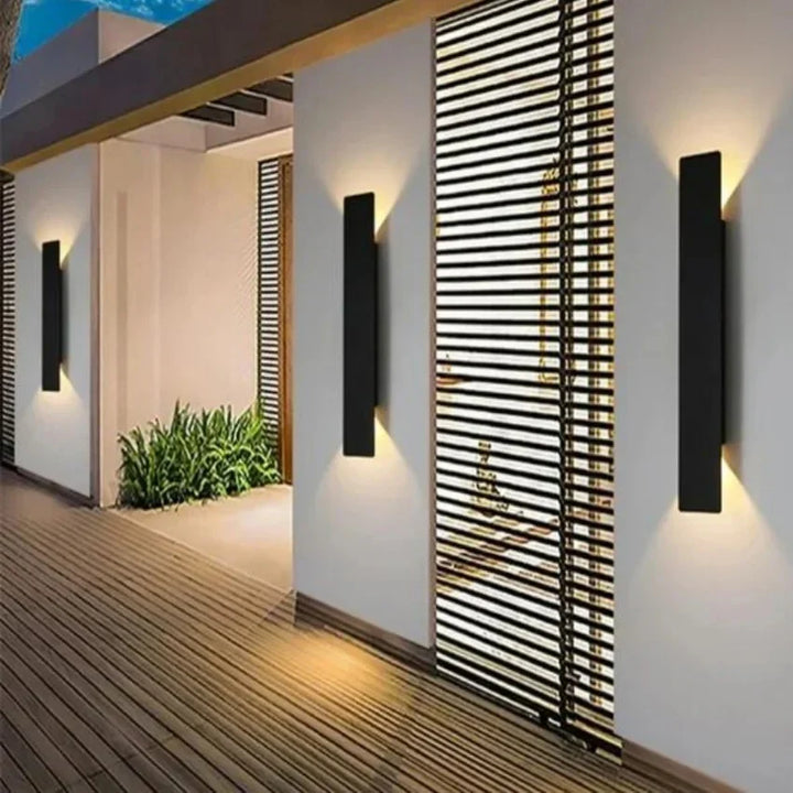 Luvikno | Værbestandig LED Utendørs Vegglykt | IP65 Vurdert, Energisparende & Moderne Design for Hage- og Terrassebruk