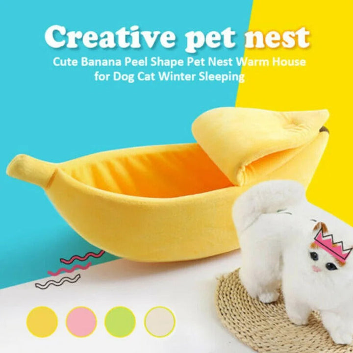 Banana Cat Bed Luvikno