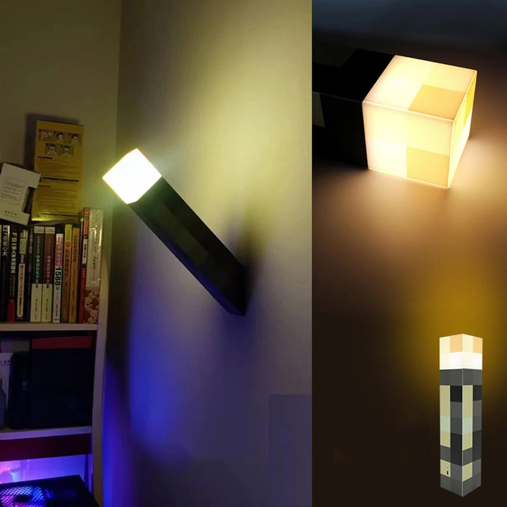 Luvikno | GlowTorch | Atmosfærisk belysning med Minecraft LED lampe
