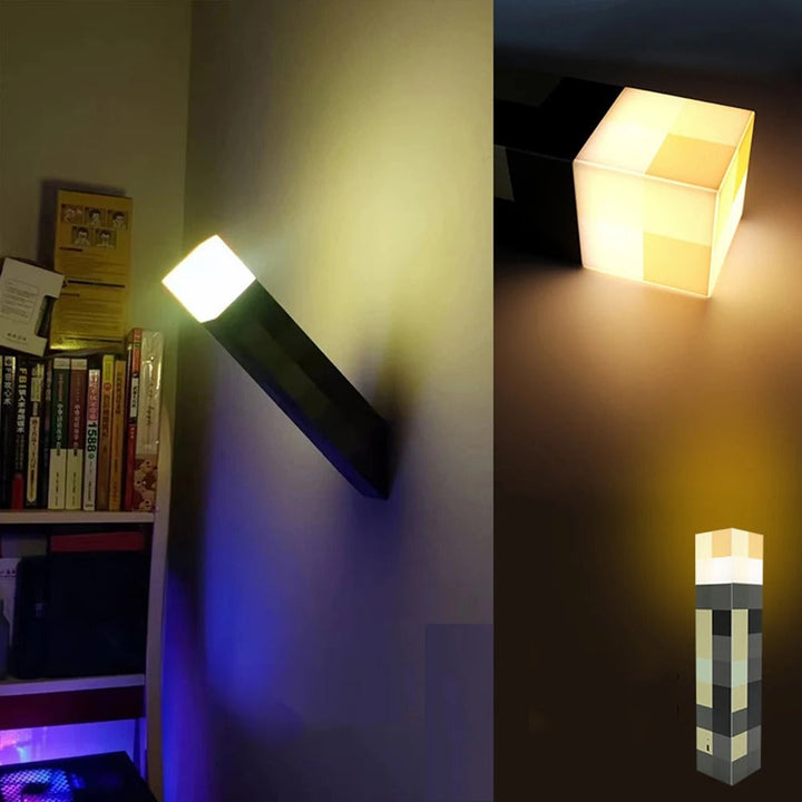 Luvikno | GlowTorch | Atmosfærisk belysning med Minecraft LED lampe