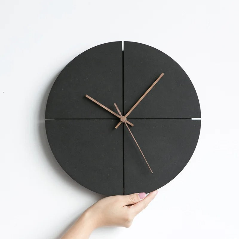 AuraSphere – Minimalist Veggklokke med Stille Kvartsbevegelse | Luvikno