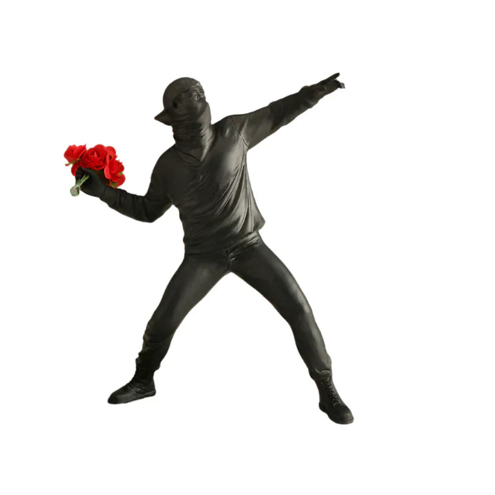 BloomThrower Moderne Flower Thrower Statue Luvikno