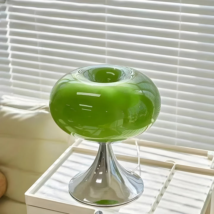 SereneCrystal Lampe - Elegant Retro Bordlampe | Luvikno