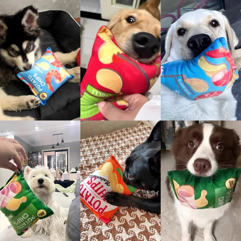 Morsom Hundeleketøy Chips Luvikno