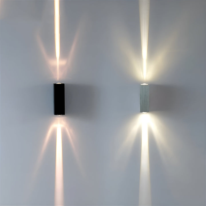 Luvikno | LumiBloc LED Vegglampe – Stilig og Holdbar Utendørsbelysning