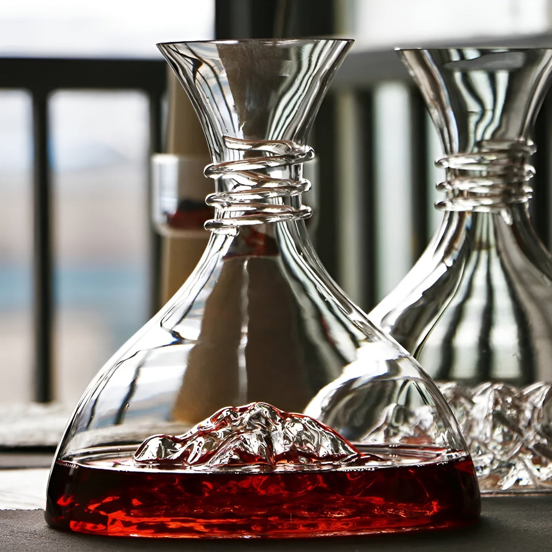 Krystall glass vin desinfiser - Rask beluftning & kreativt design | Perfekt for hjemmet og baren | Luvikno