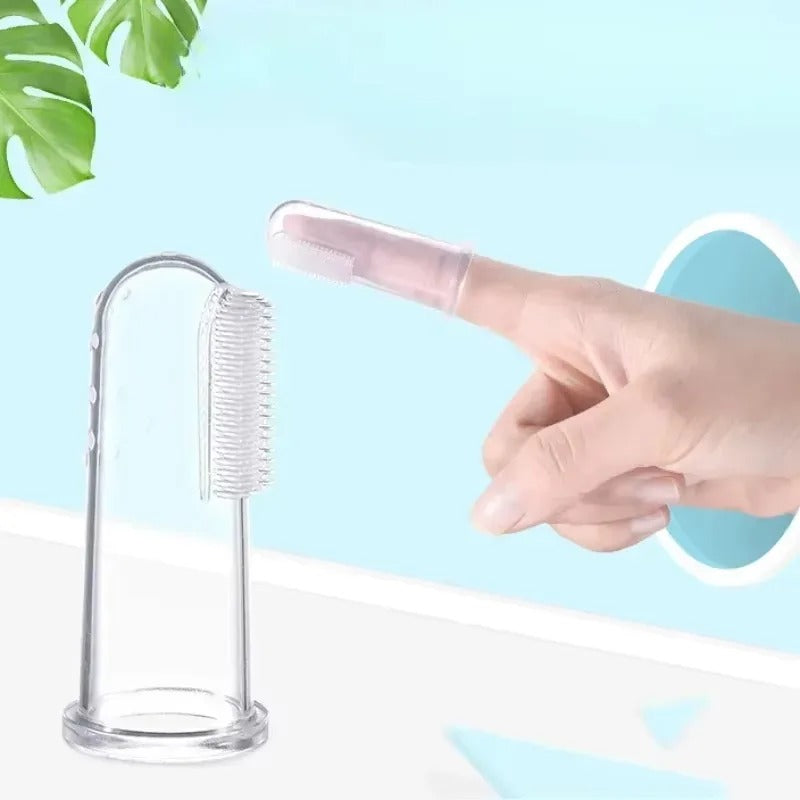 Hot Selling Soft Pet Finger Toothbrush Luvikno