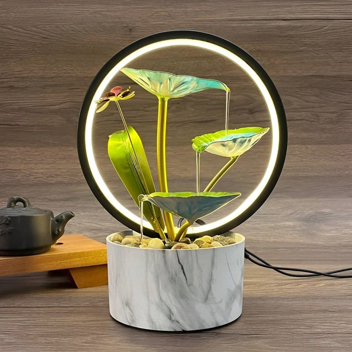 GlowCascade - beroligende fossefalls bordlampe Luvikno