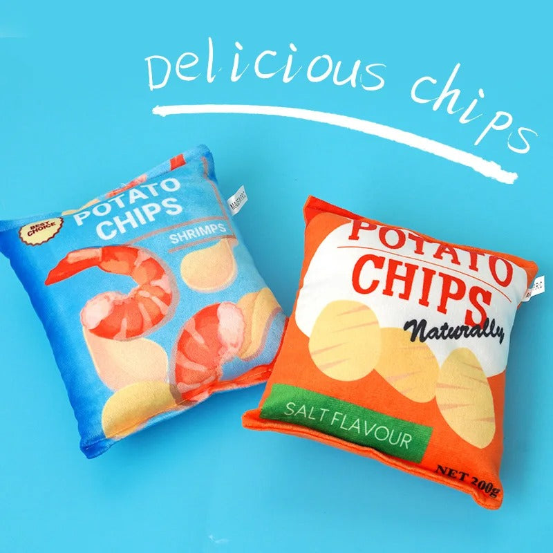 Morsom Hundeleketøy Chips Luvikno