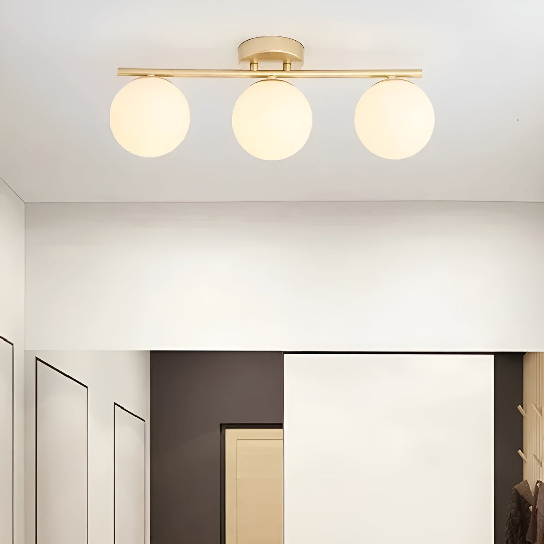 LED taklampe laget av glass – Nordisk design | For stue & soverom | Luvikno