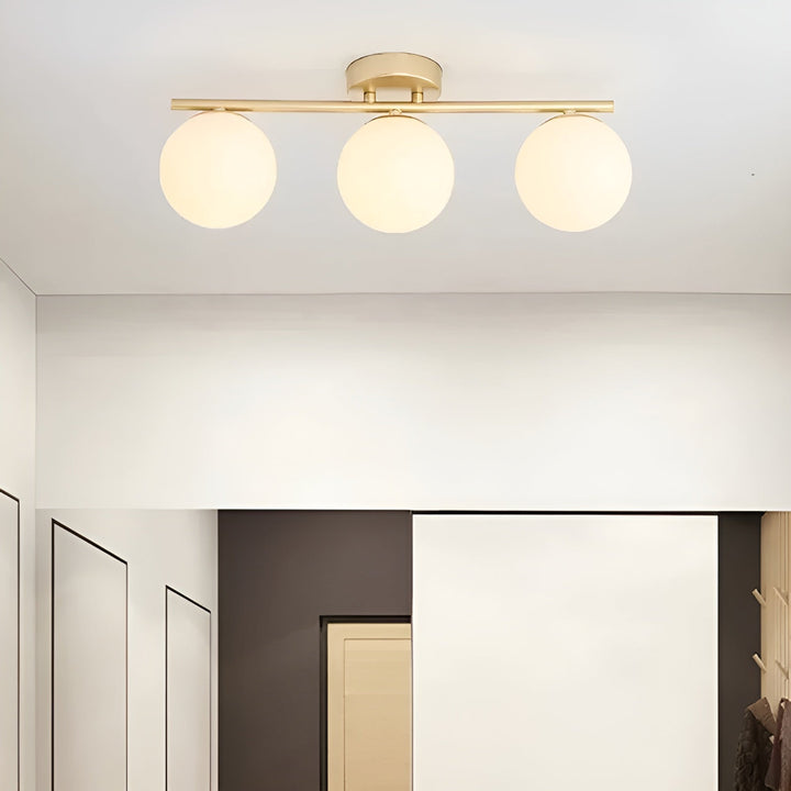 LED taklampe laget av glass – Nordisk design | For stue & soverom | Luvikno