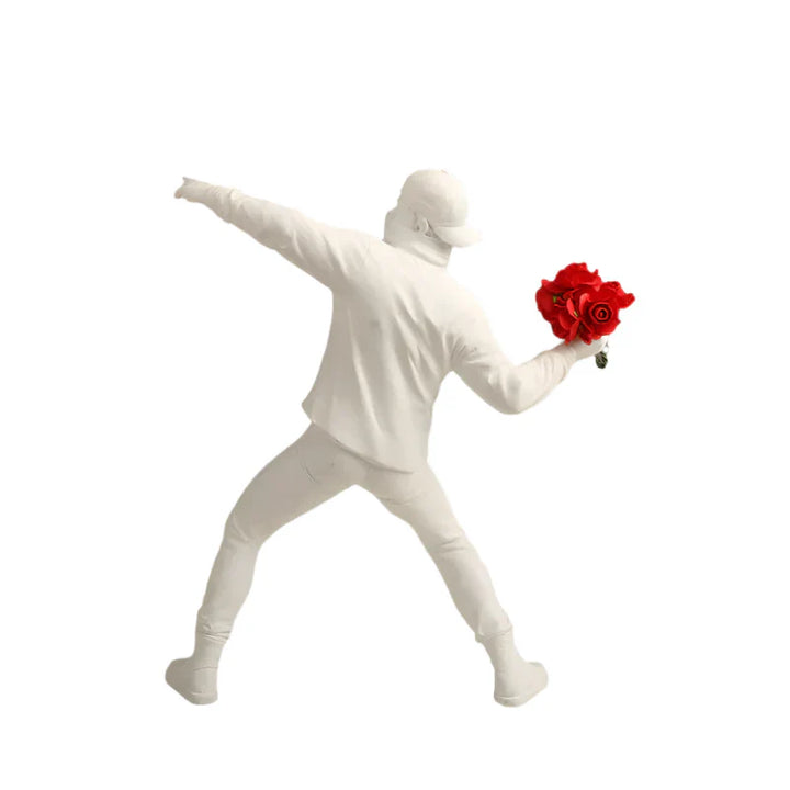 BloomThrower Moderne Flower Thrower Statue Luvikno